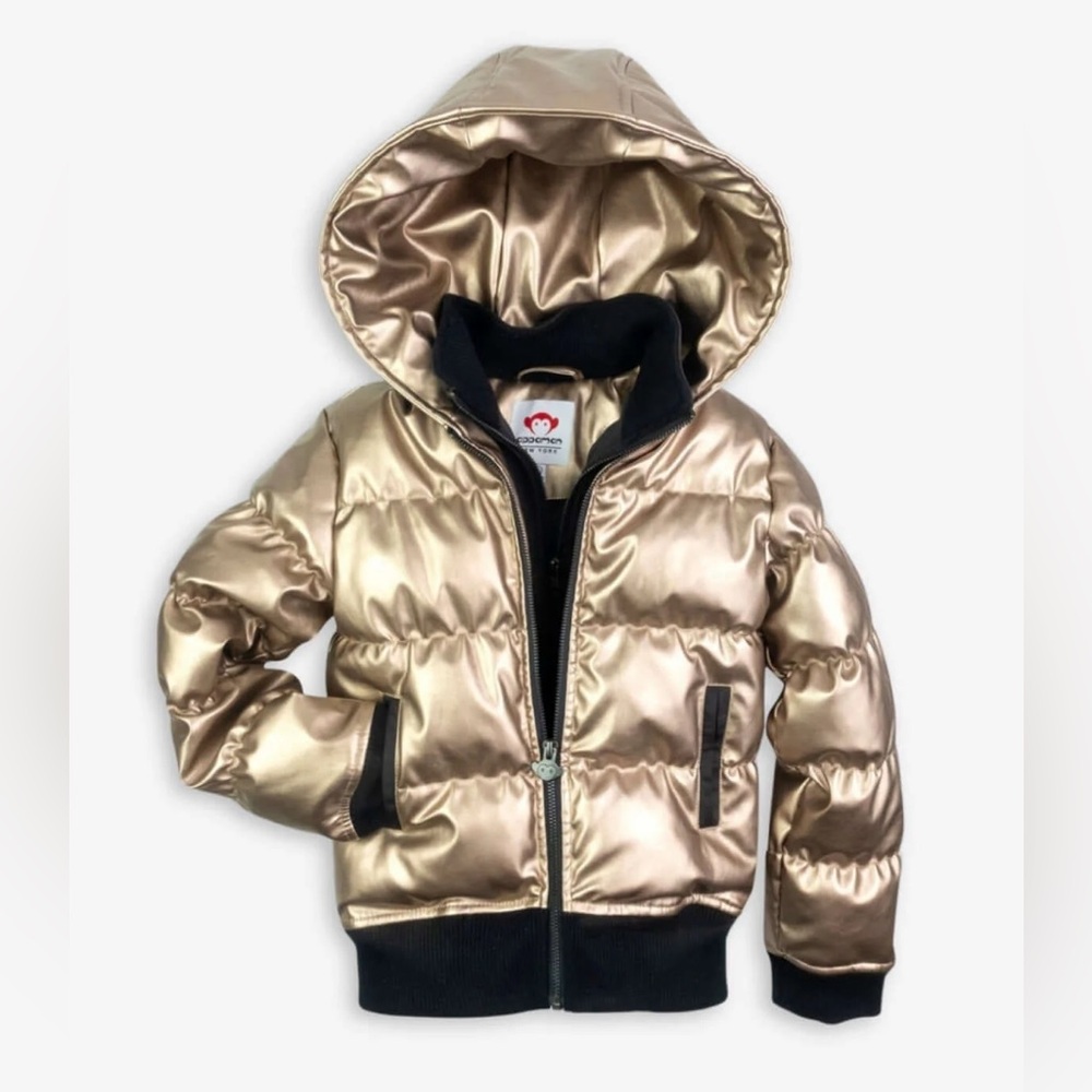 Appaman Gold Puffer Jacket with Hood